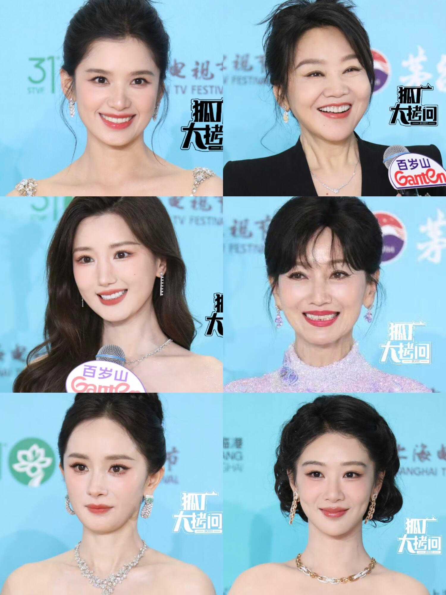 白玉兰女星大头生图来喽 女明星每一个状态都好好，好美啊！ 