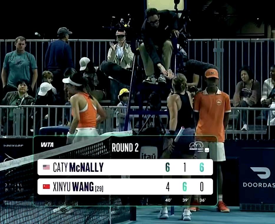 自从迪拜那一周退赛回来，王欣瑜好像换了个人。WTA1000迈阿密站女单第二轮，王