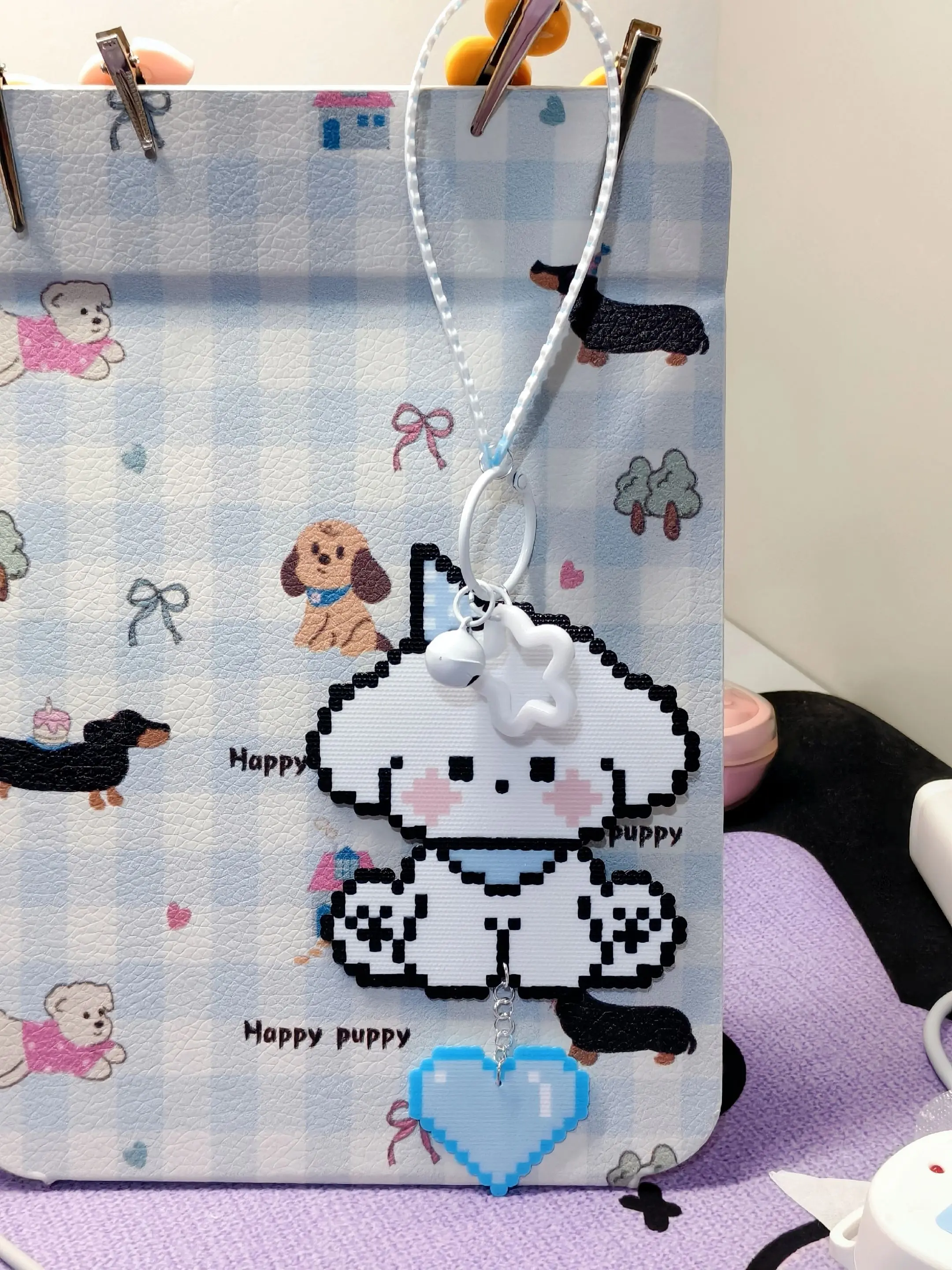 可爱小狗挂件一只～