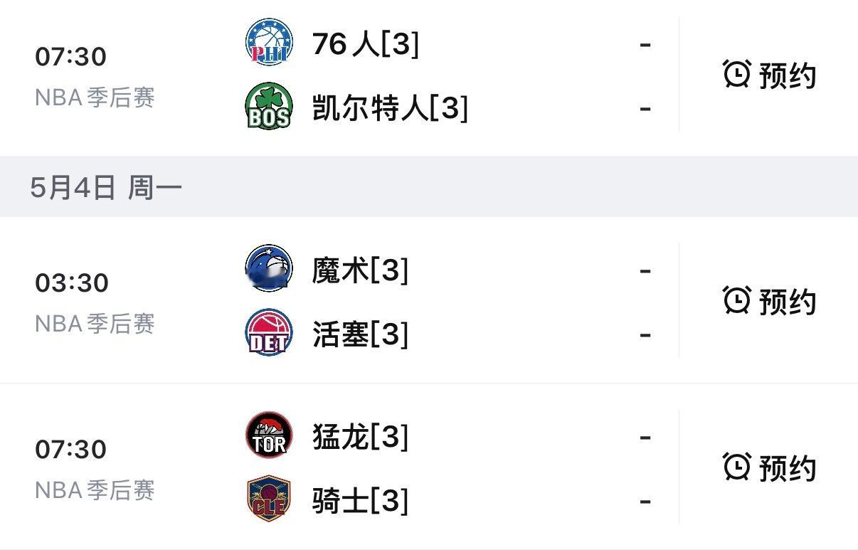 首轮三个抢七，全部在东部，谁能想到？湖人是西部第一个3比0的球队，却是西部最后一