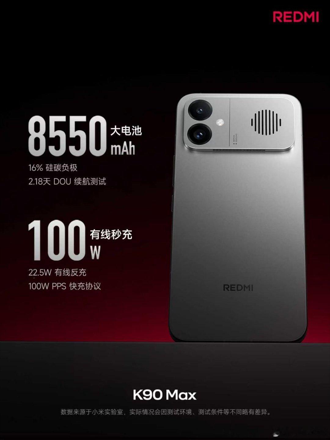 K90 Max 搭载 5000 万像素高动态主摄升级了 f/1.68 大光圈，支