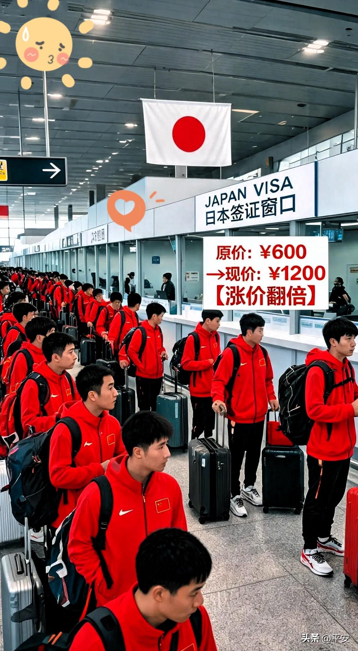 日本将于7月1日统一上调全球入境签证费用，涨幅达五倍，该收费调整平等适用于所有需