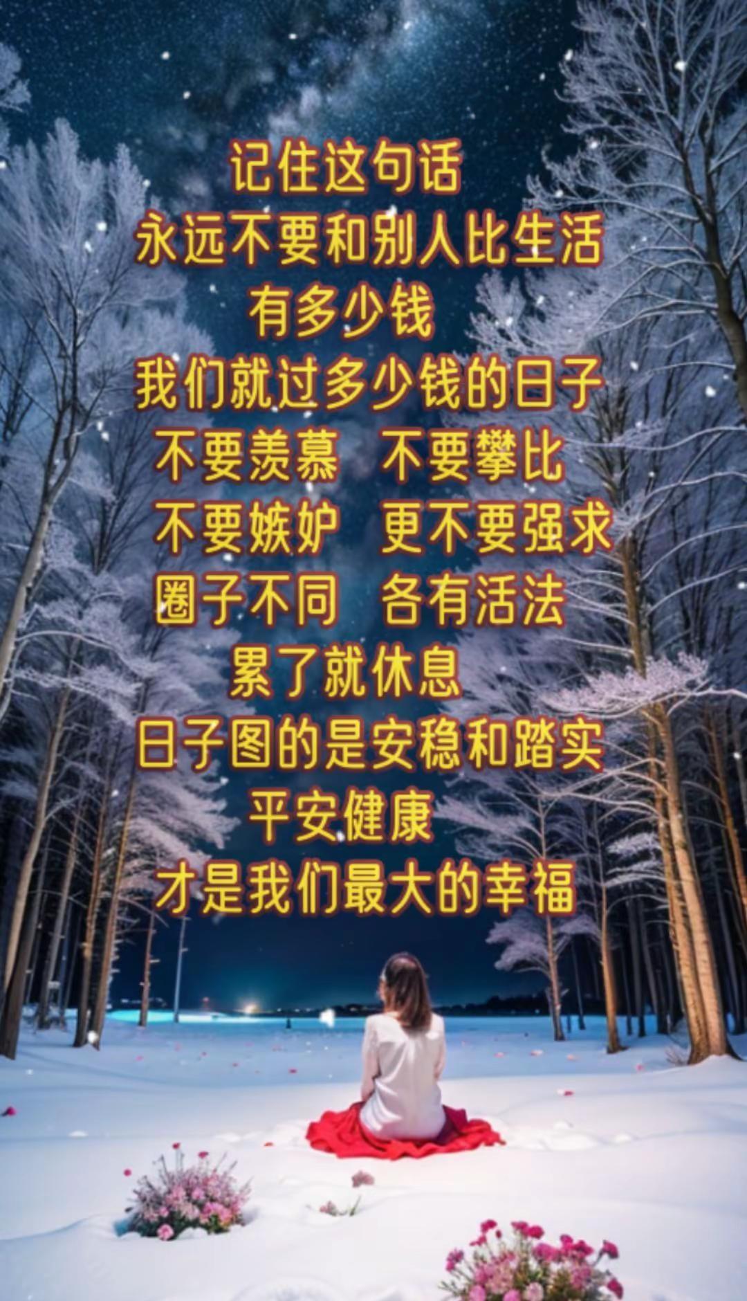 心宽安然，平淡一切，愿暮暮朝朝都有心花开放，春风的香味伴你永远