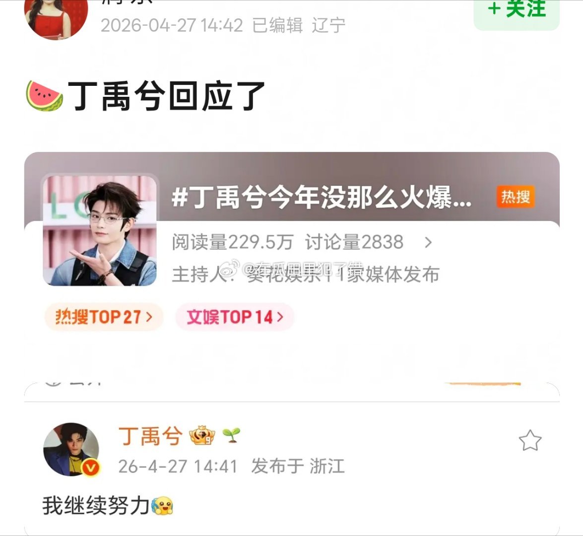 丁禹兮今年没那么火爆了丁禹兮一切自己来