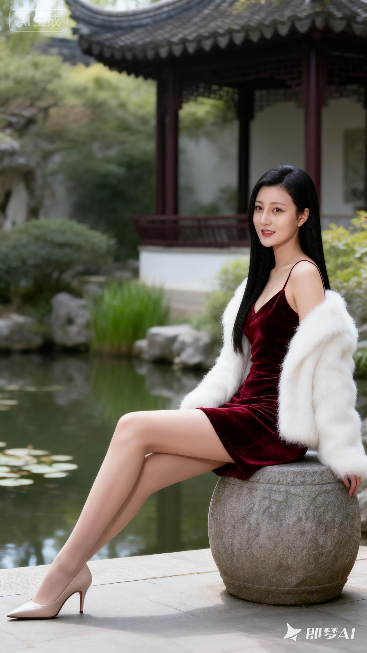 上句：门前干道贯南北，下联：？？屋后青山映古今