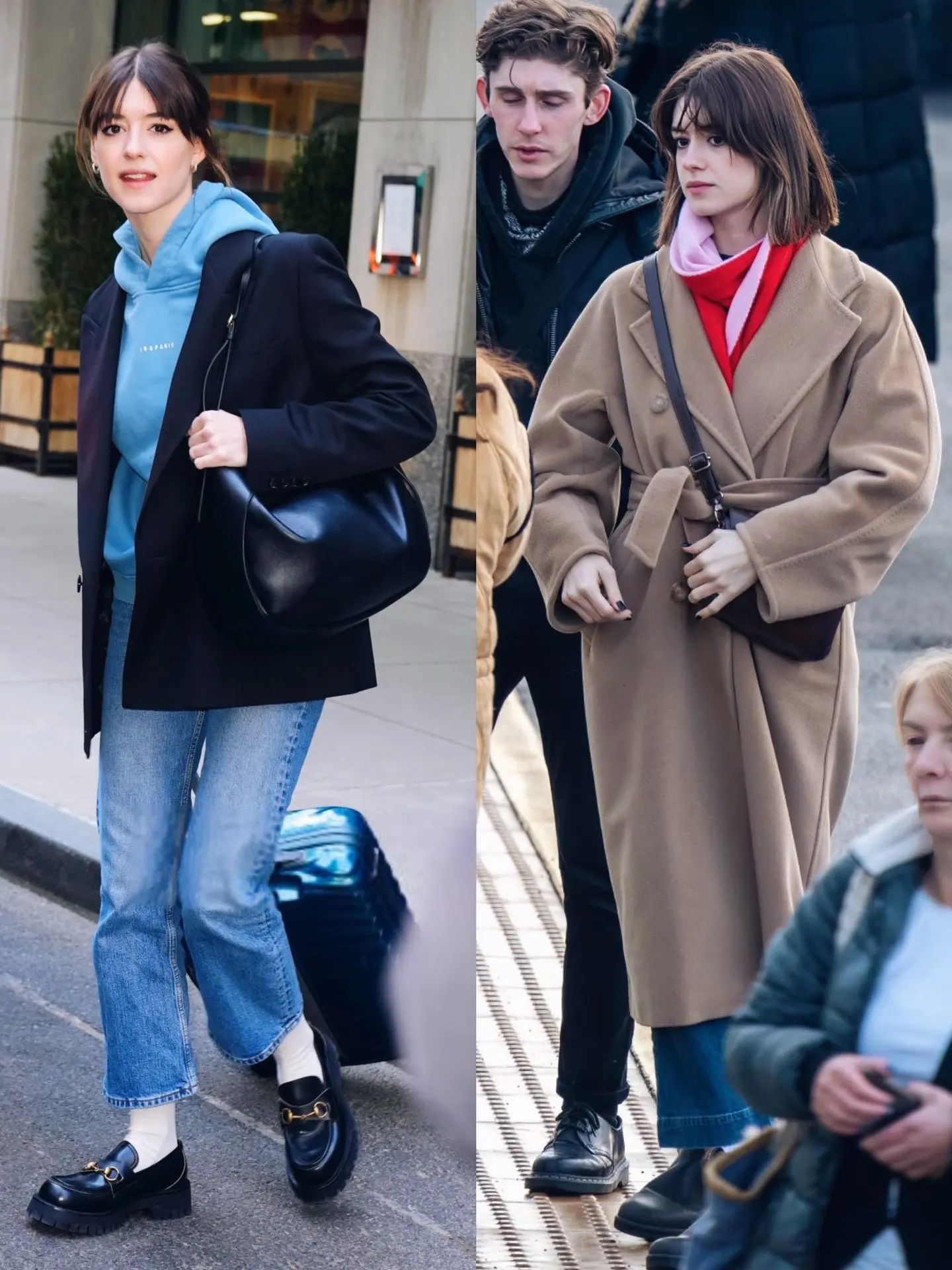 是画报走出的伦敦女孩黛西啊！🍂。英伦女孩知性的棕发，分明骨相下的古典...