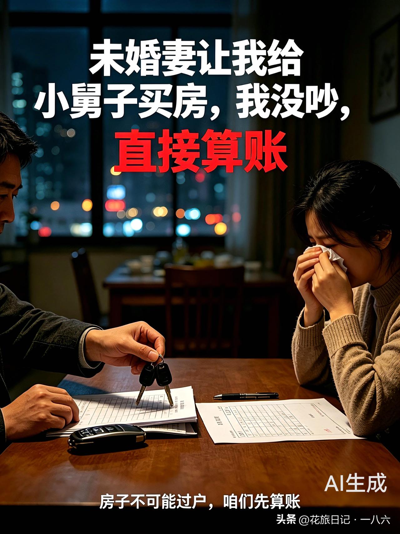 未婚妻让我给小舅子买房当婚房，我没吵没闹，第二天把彩礼换成了"借条"

谈了三年