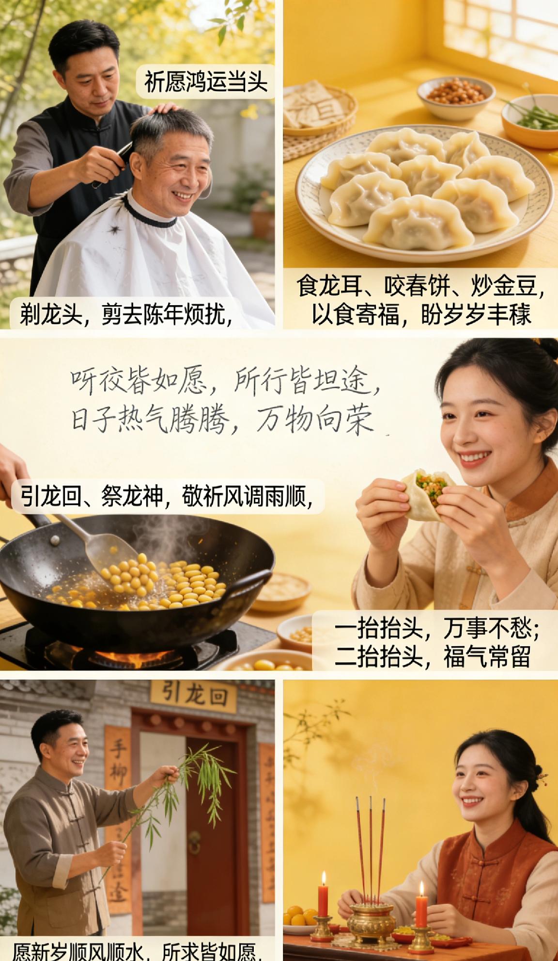 一抬抬头，万事不愁；二抬抬头，福气常留。愿新岁顺风顺水，所求皆如愿，所行皆坦途，