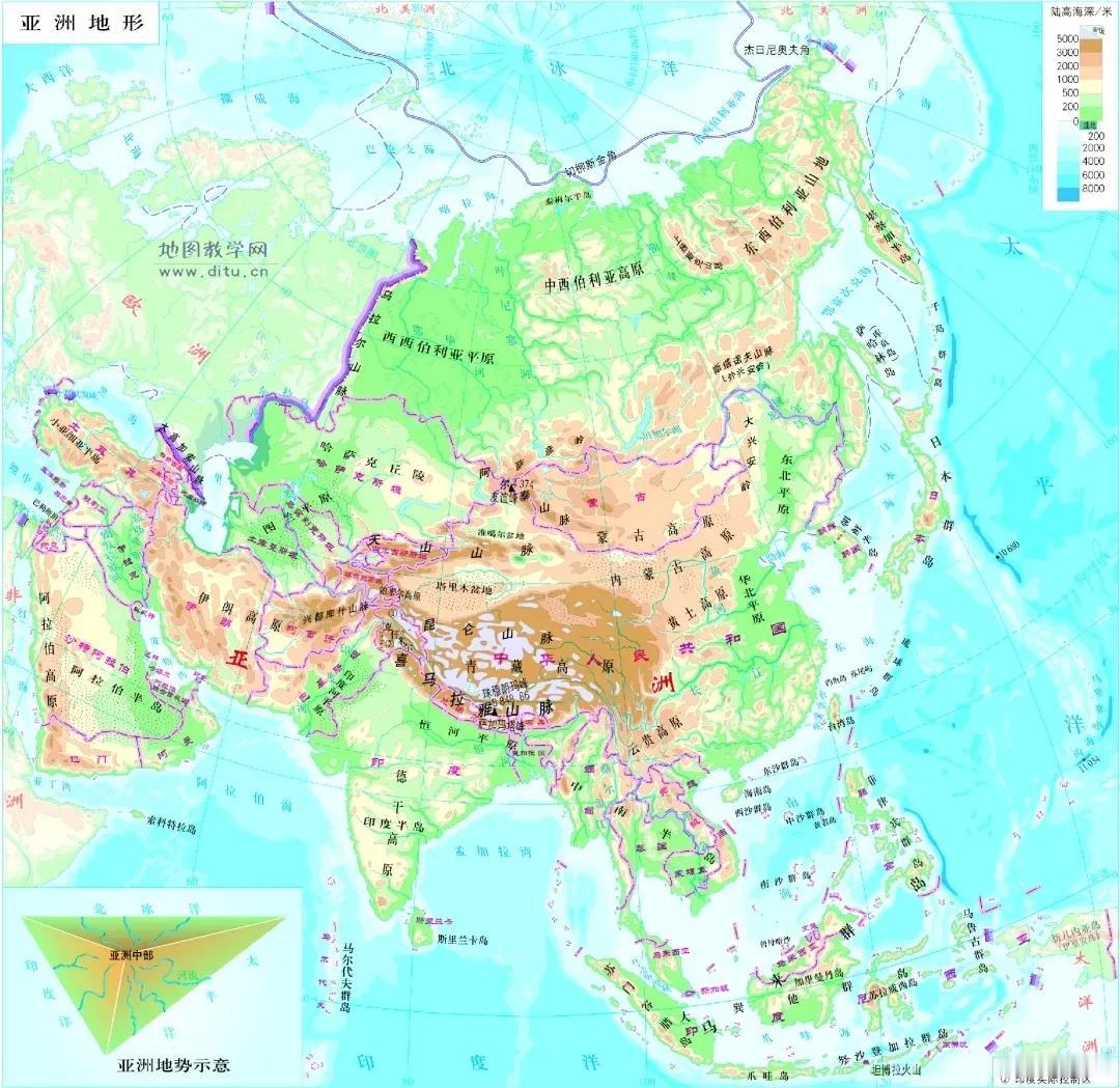 世界七大洲地图。世界地图 地图