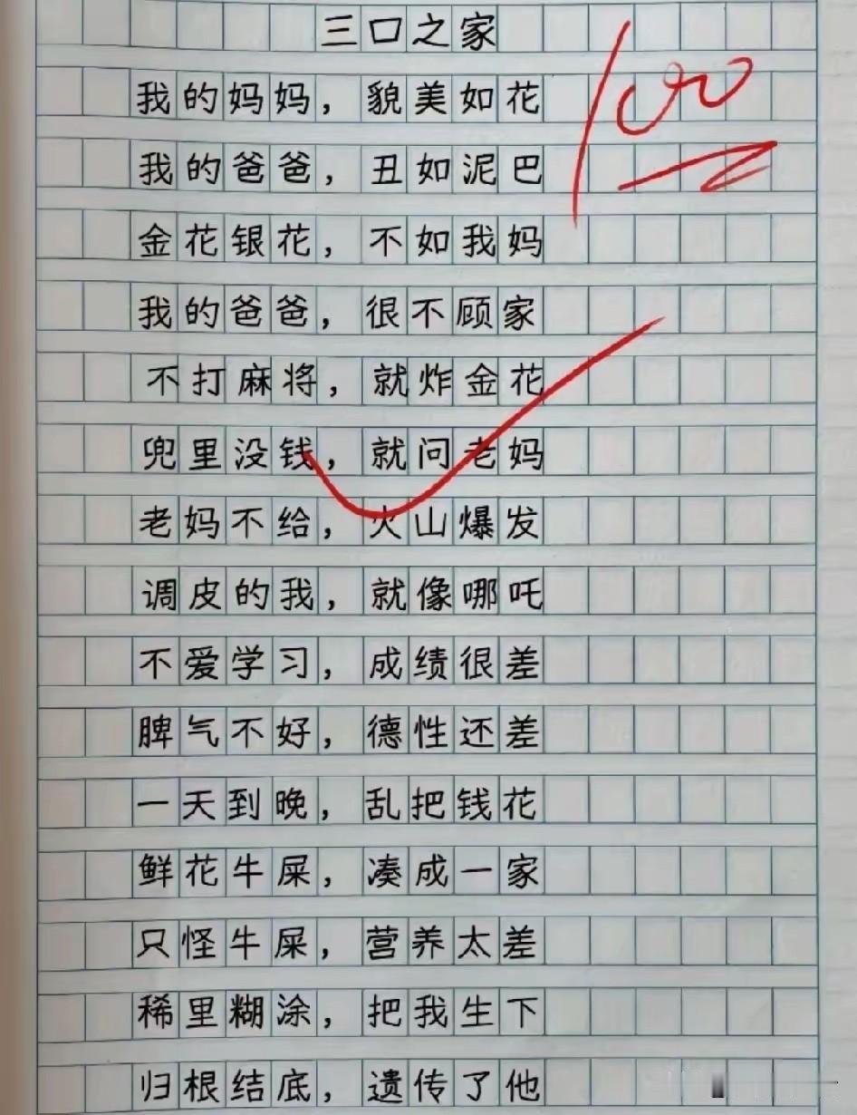 现在的小朋友也太敢说了吧！这篇《三口之家》简直把家里那点事儿扒得明明白白：吐槽爸