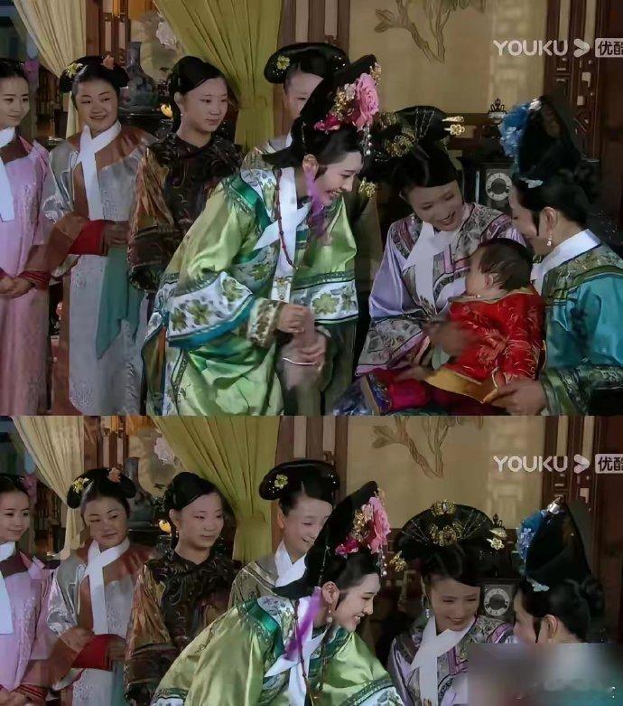 祺嫔冲着胧月甜甜地笑这一刻都忘了她是甄嬛的女儿 ​​​