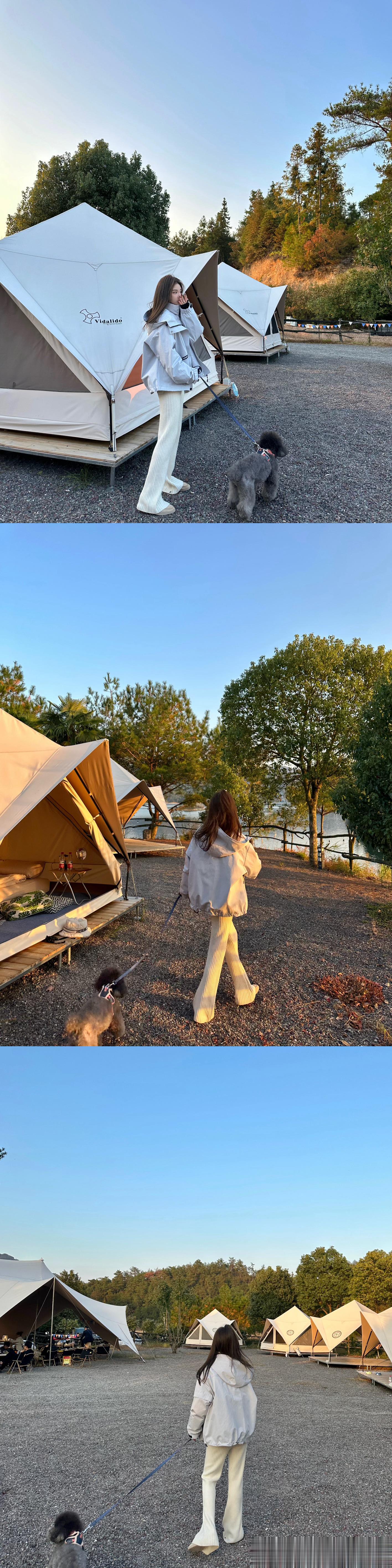 露营⛺️第二波这个冲锋衣 捶地推荐下 两件套的 保暖又上照 冬天有出游计划的很适