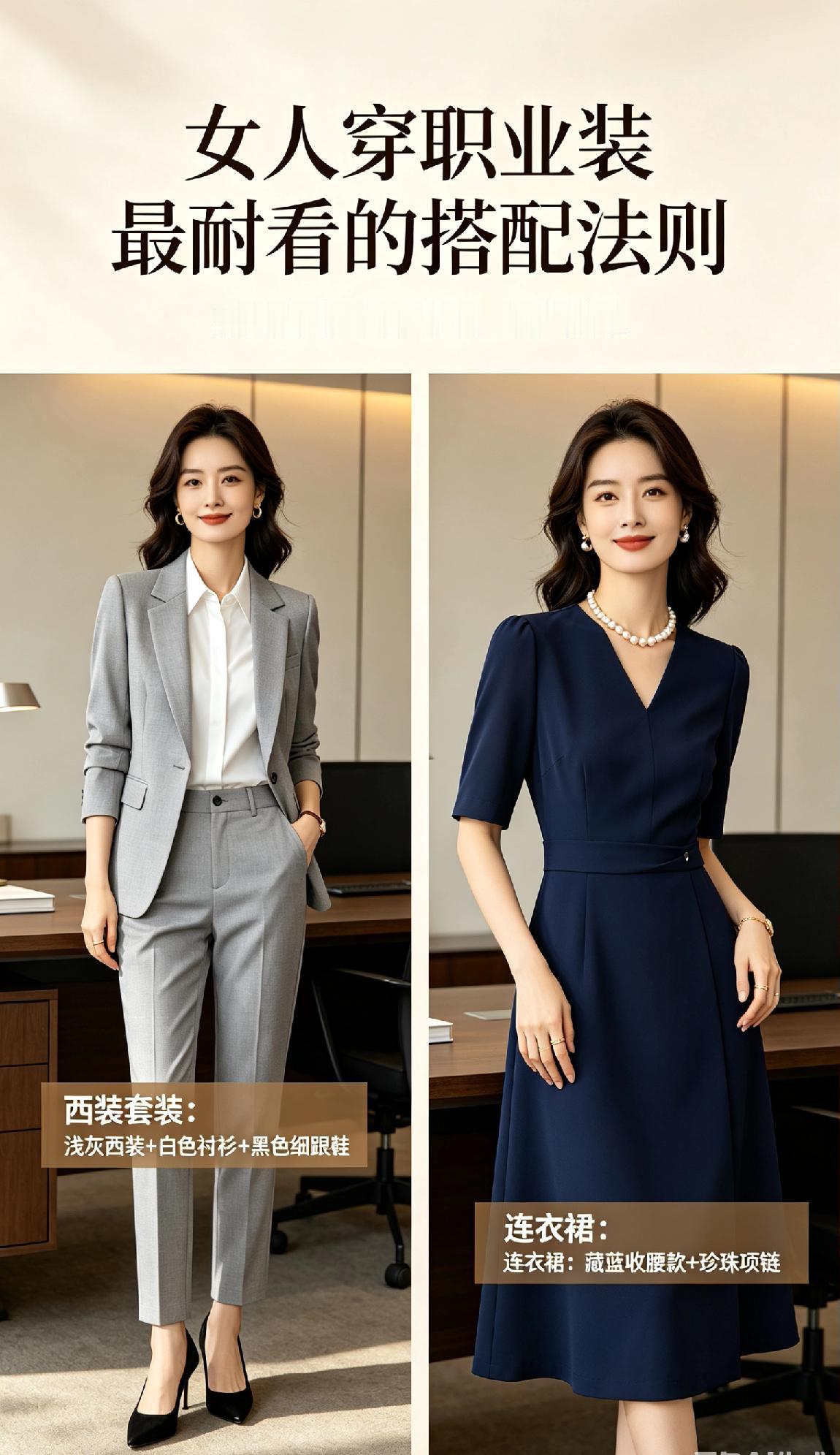 女人怎么样穿职业装才最耐看
