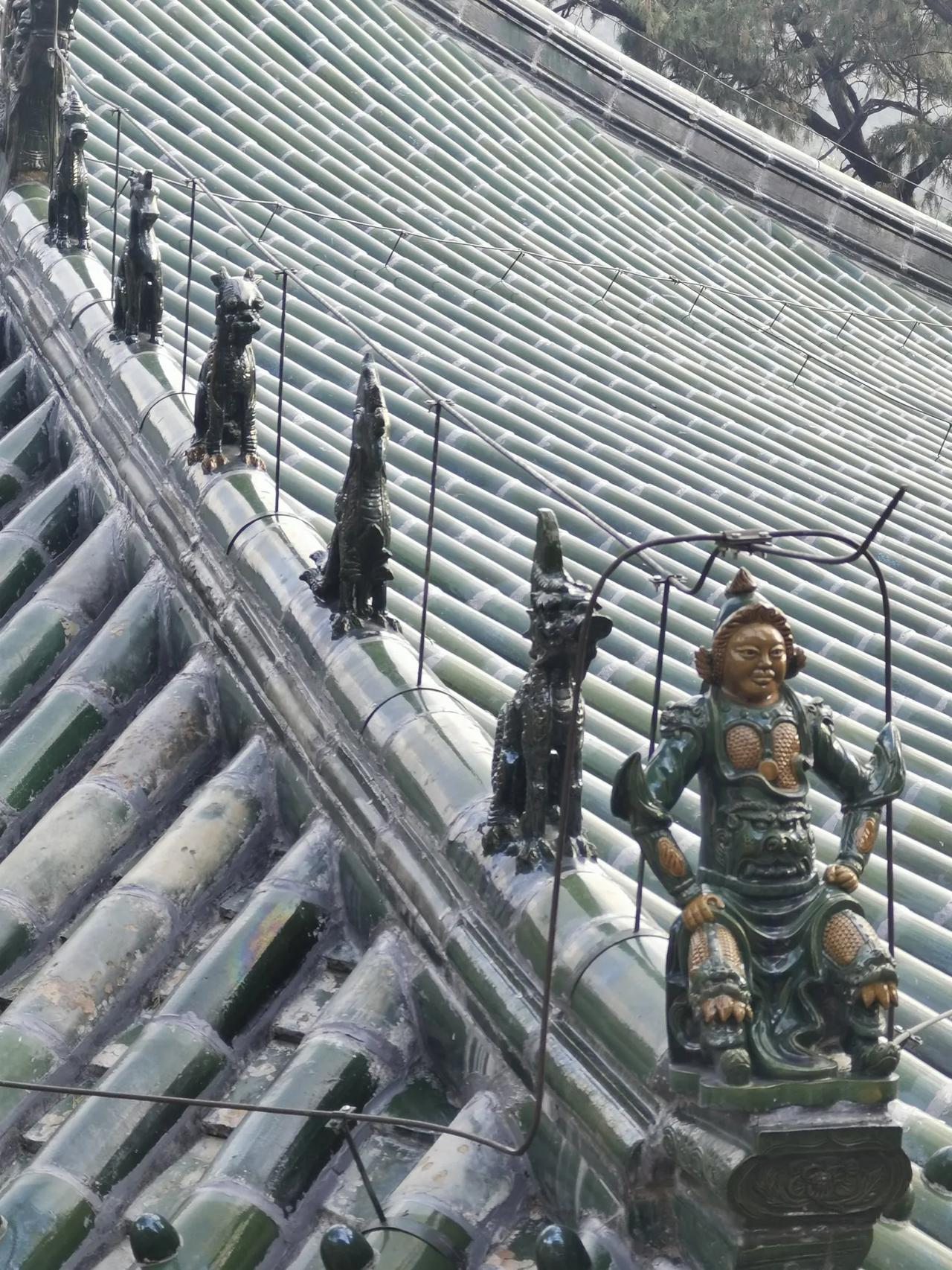 古寺庙建筑随手拍灵岩寺屋脊