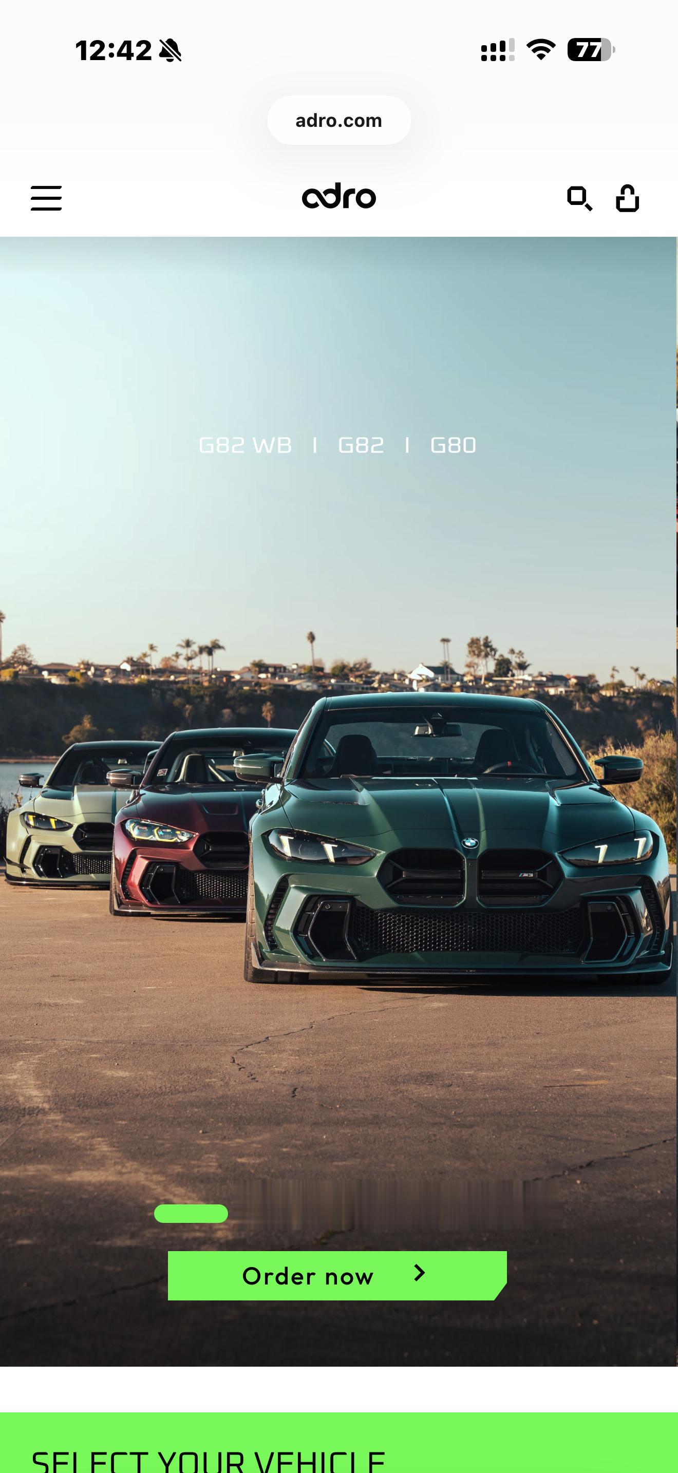 发现了个品牌叫adro出的套件都是把宝马的大鼻孔改回小鼻孔的一个前杠3600多刀