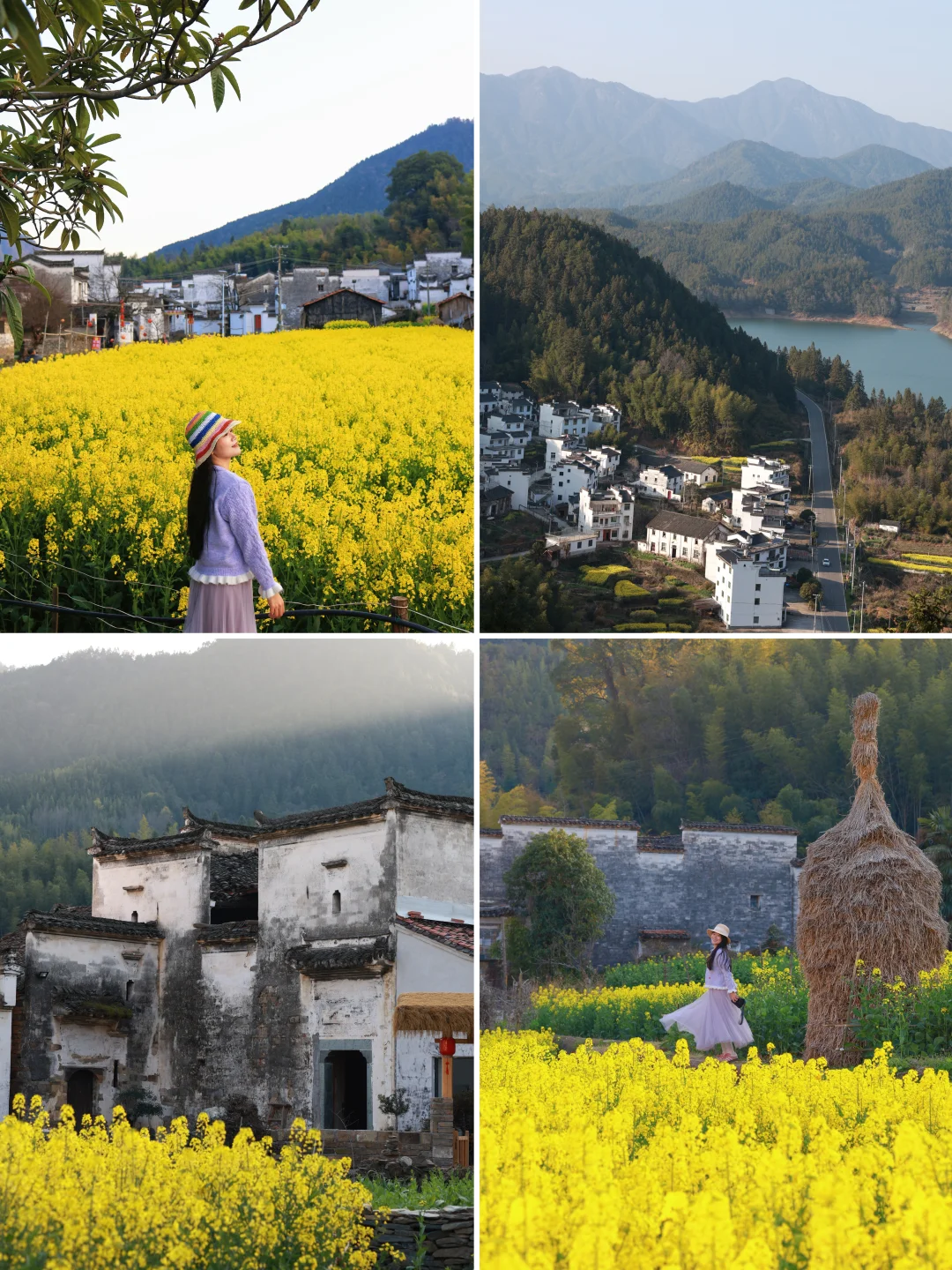婺源古村推荐｜徽州水墨里的油菜花海