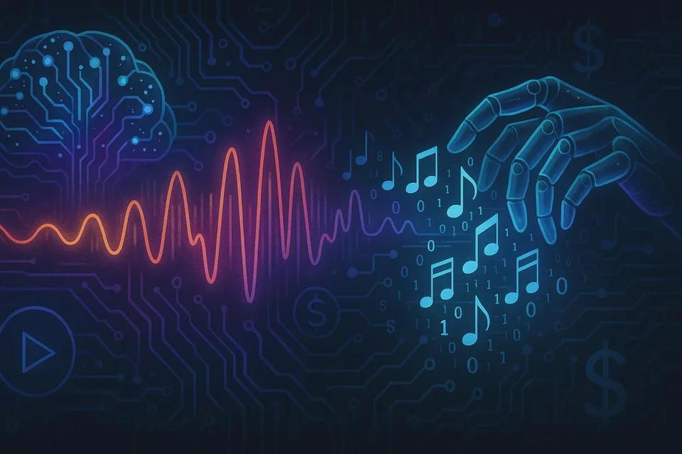一名男子利用人工智能生成歌曲和大量流媒体机器人赚取了800万美元，被判入狱18个