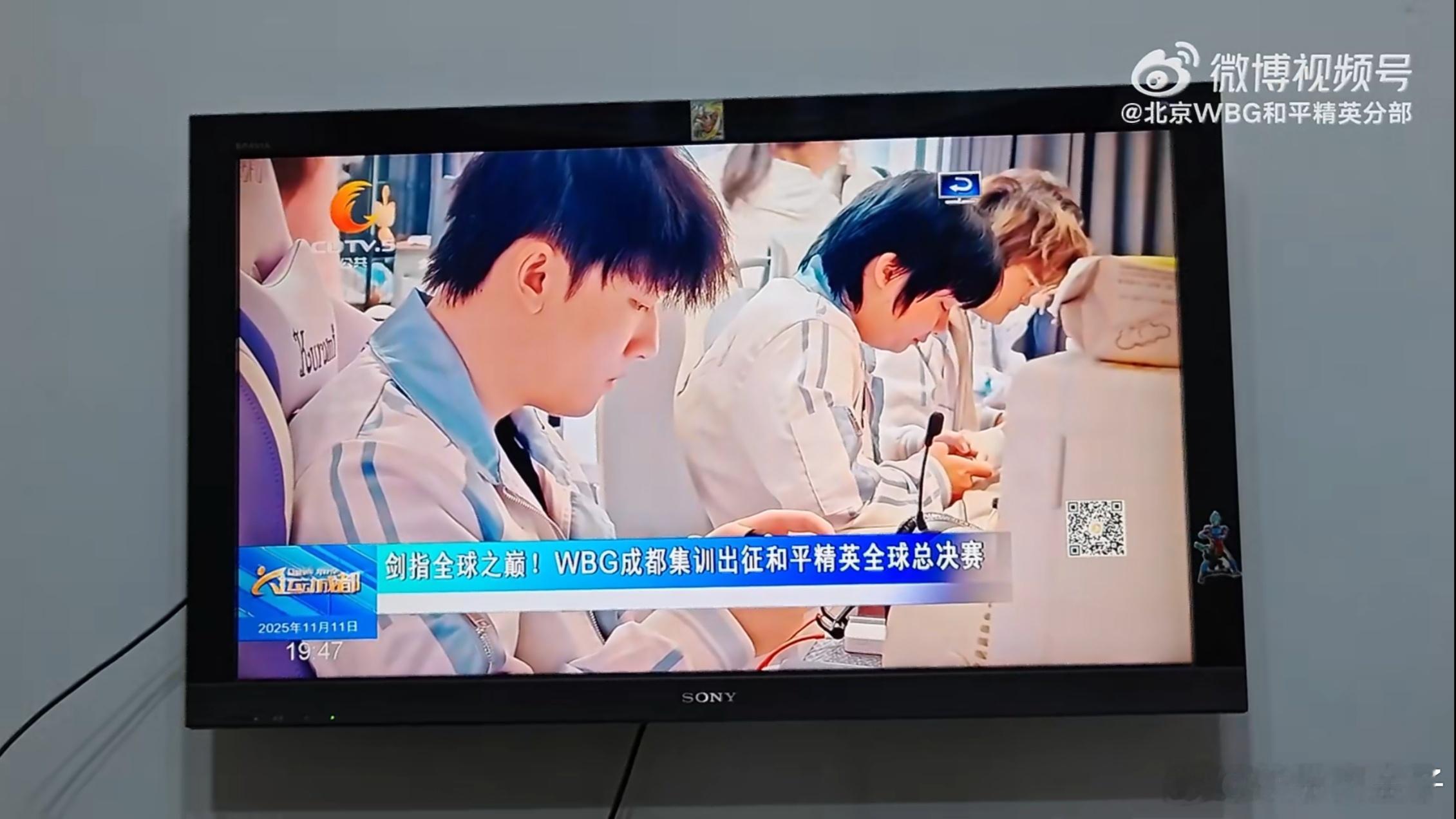 笑鼠，WBG和平精英分部接受成都电视台采访，也剑指上了