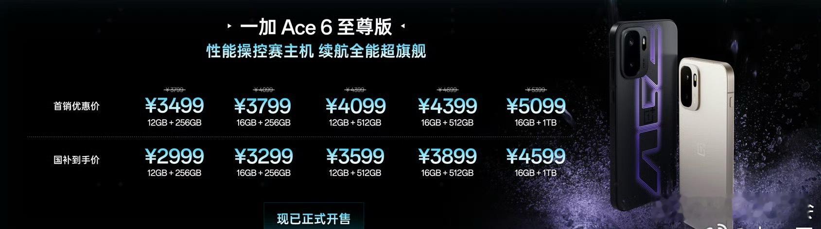 昨晚一加 Ace 6 至尊版正式发布。新机在性能方面的体验十分全面，搭载了天玑9