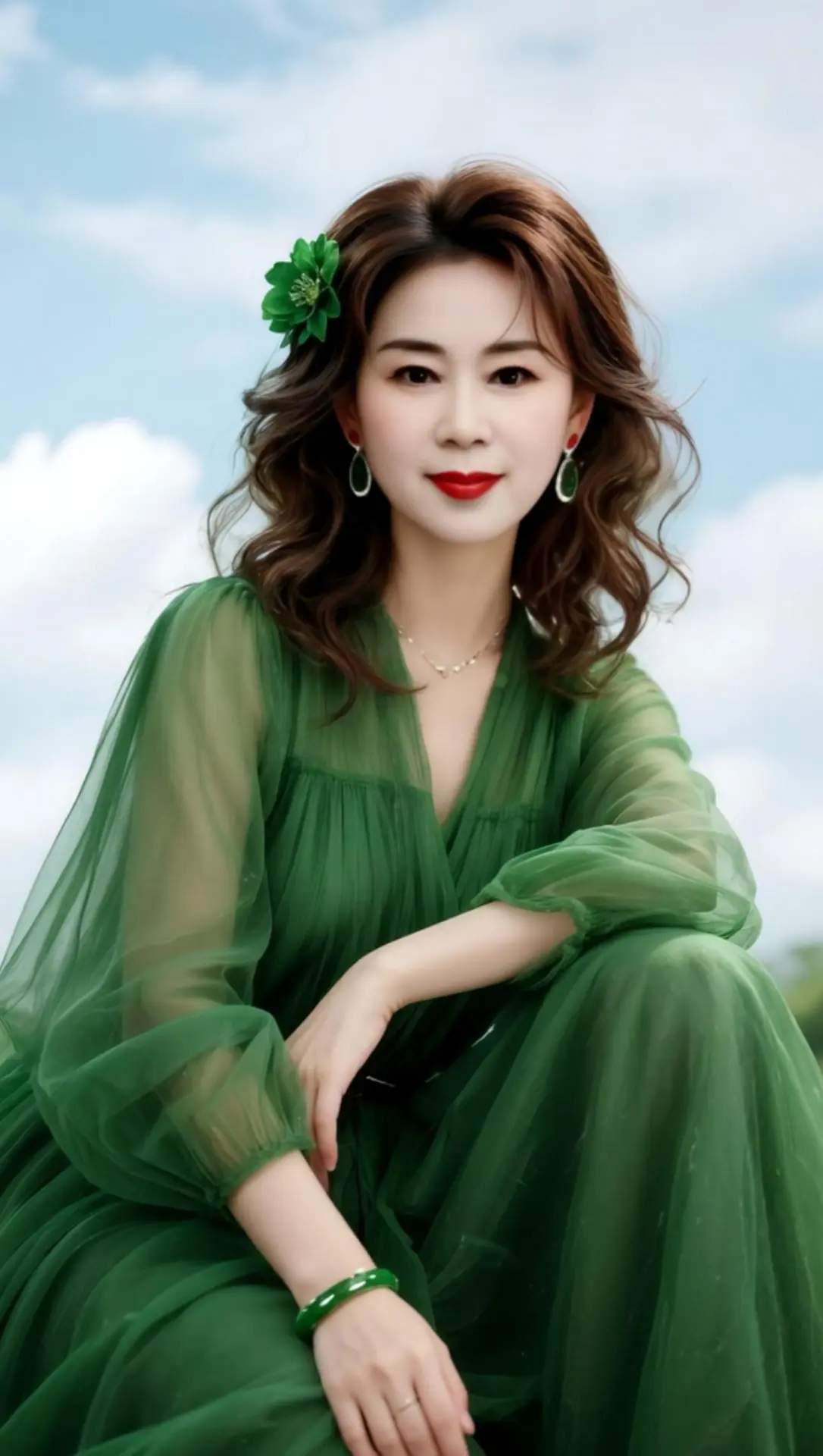 AI绿野风情写真 随变ai随便玩