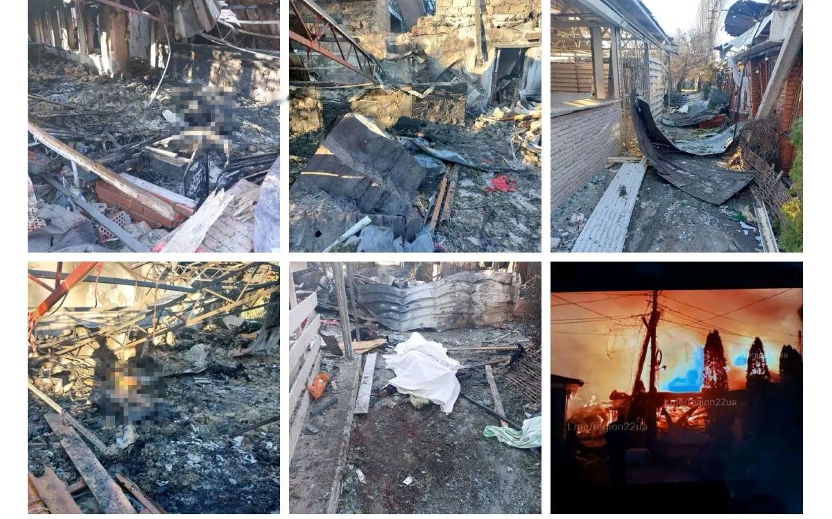 1月1日凌晨，乌克兰使用携带弹药的无人飞行器对俄赫尔松州卡兰查克区霍尔拉赫村的一