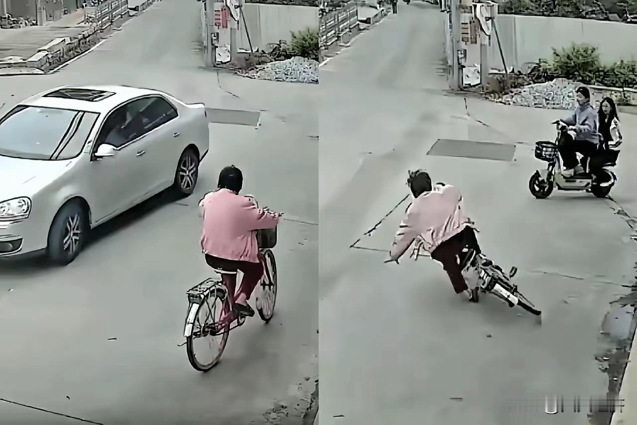 有能力就骑车，没有把握车子平衡就不要出去了。你的一个跌倒不要紧，关键是连累了无辜