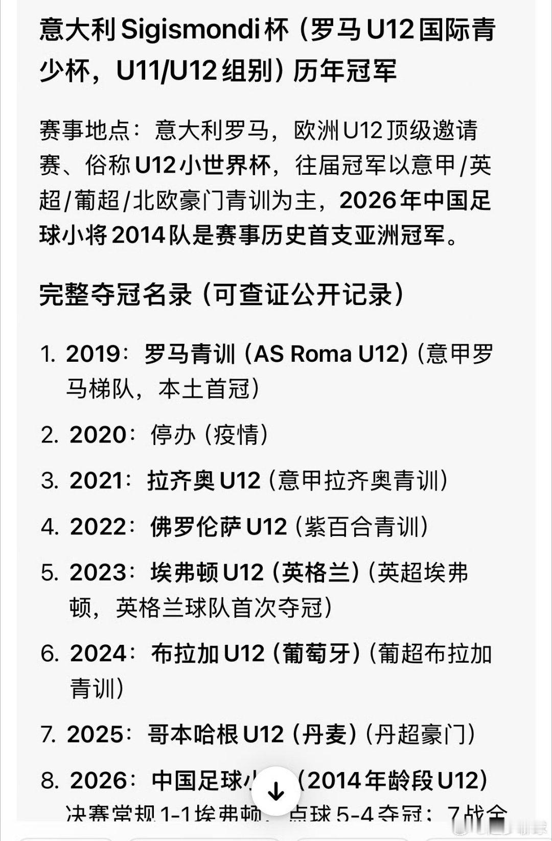 中国足球小将夺冠近几年来，意大利杯历届冠军！！罗马、拉齐奥、佛罗伦萨、埃弗顿、布