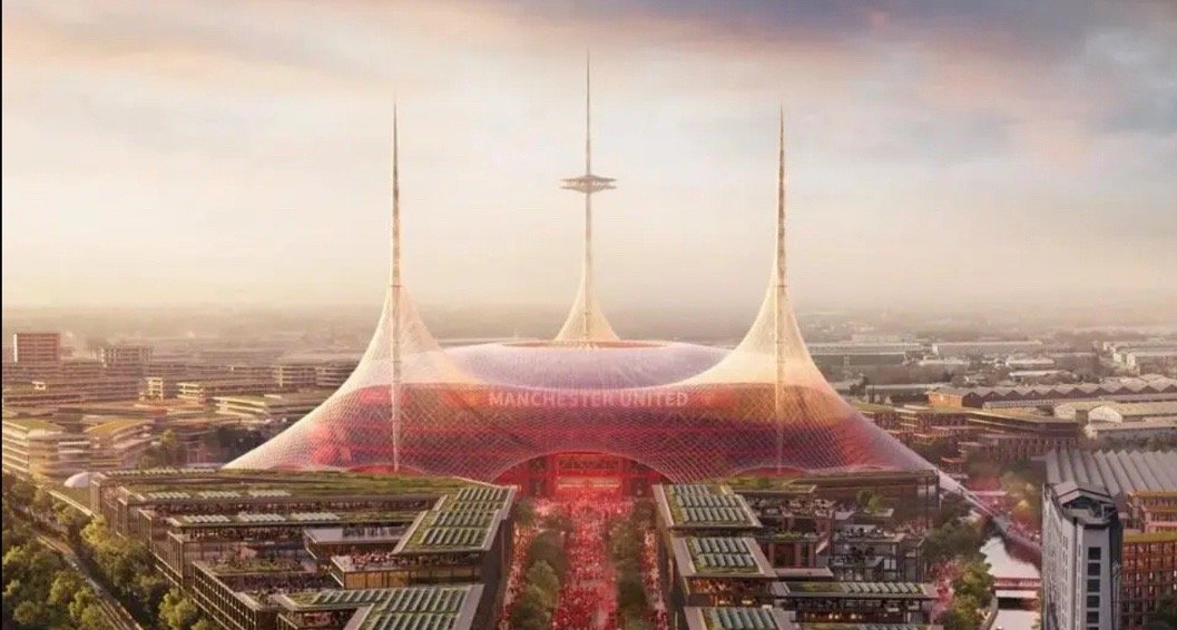 根据《太阳报》曼联记者塞缪尔-勒克赫斯特的最新报道，在公布新球场设计方案一年后，