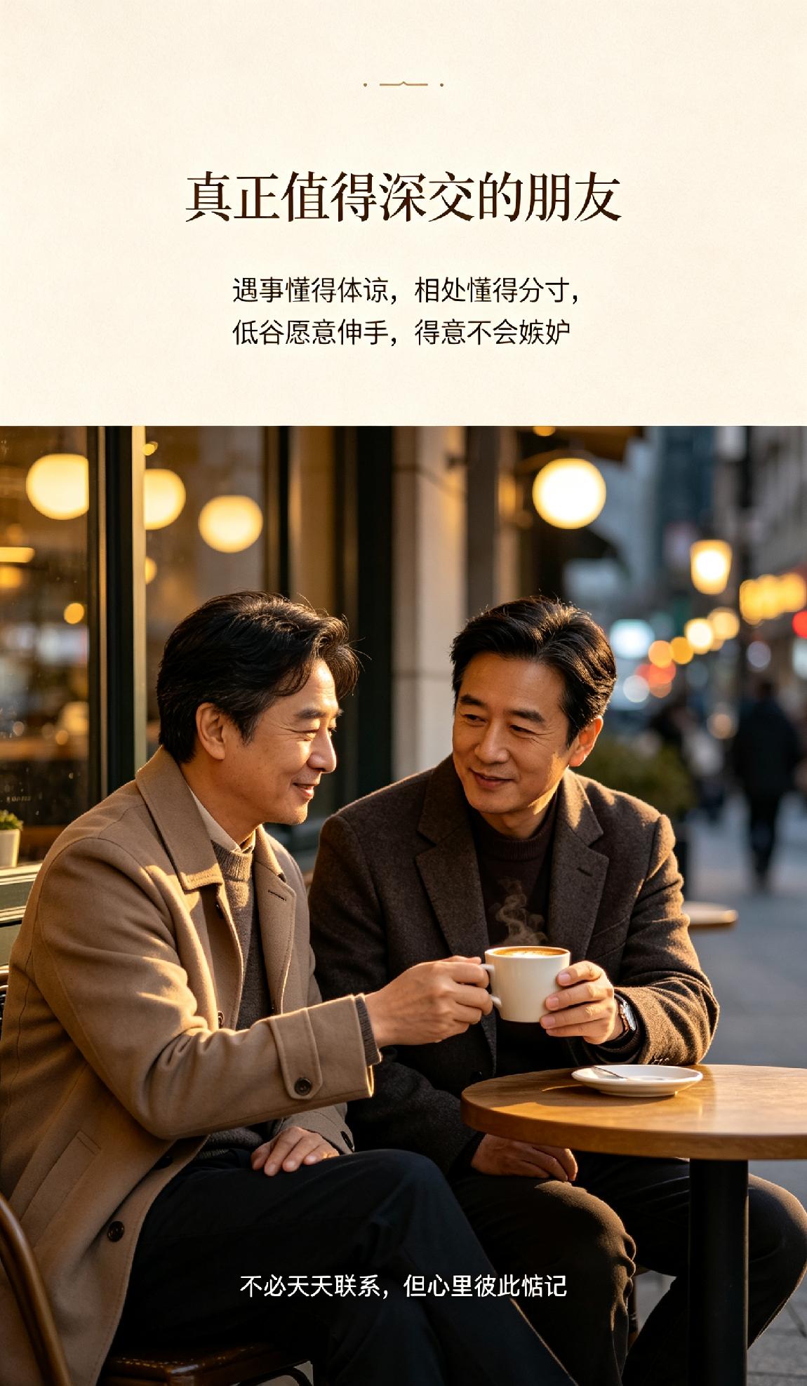 什么样的朋友值得深交与珍惜?
真正值得深交的朋友，从不是热闹场面上的寒暄客套。