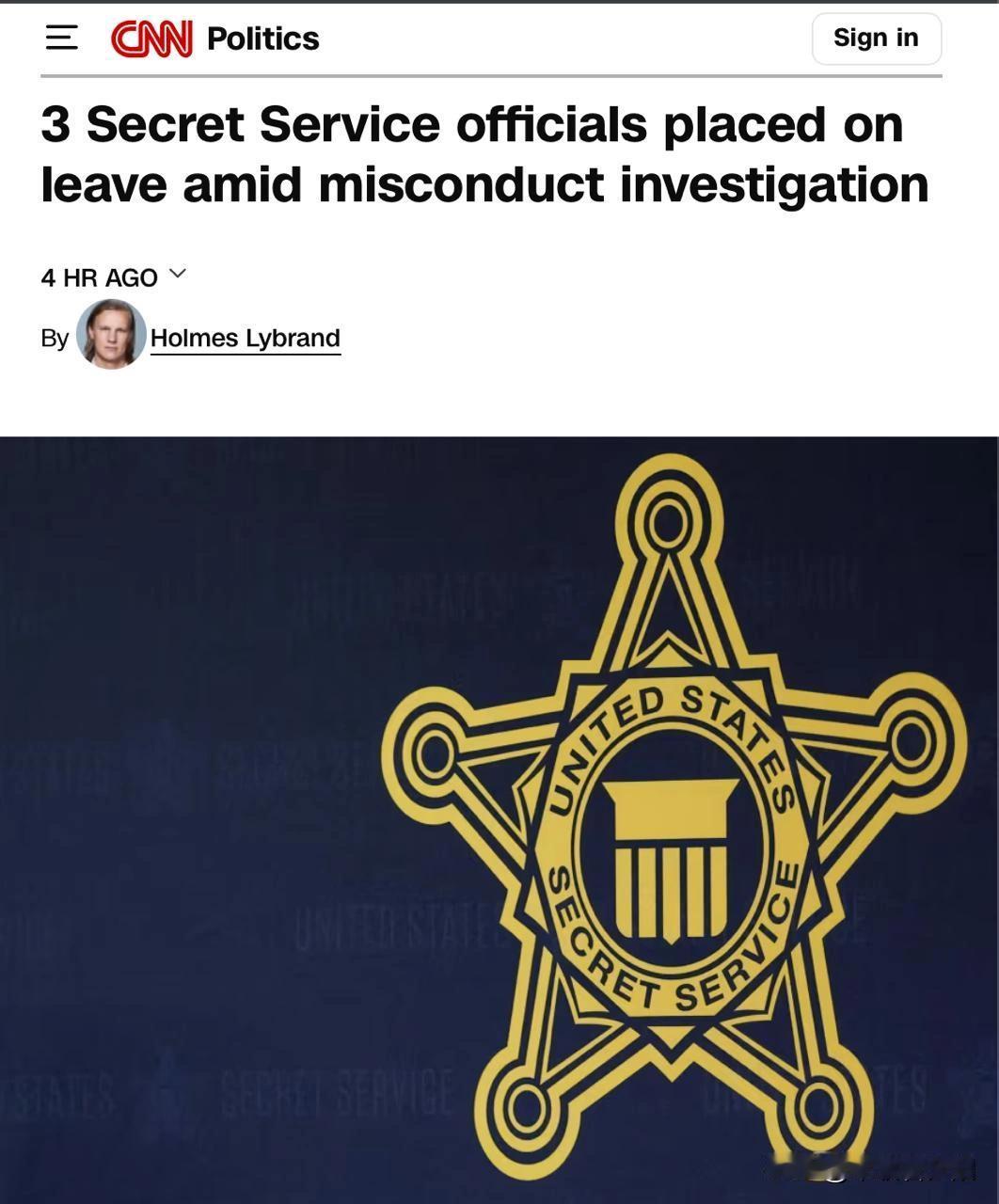 美国特勤局发言人周二证实，包括主管公共事务的发言人安东尼·古列尔米在内的三名非执