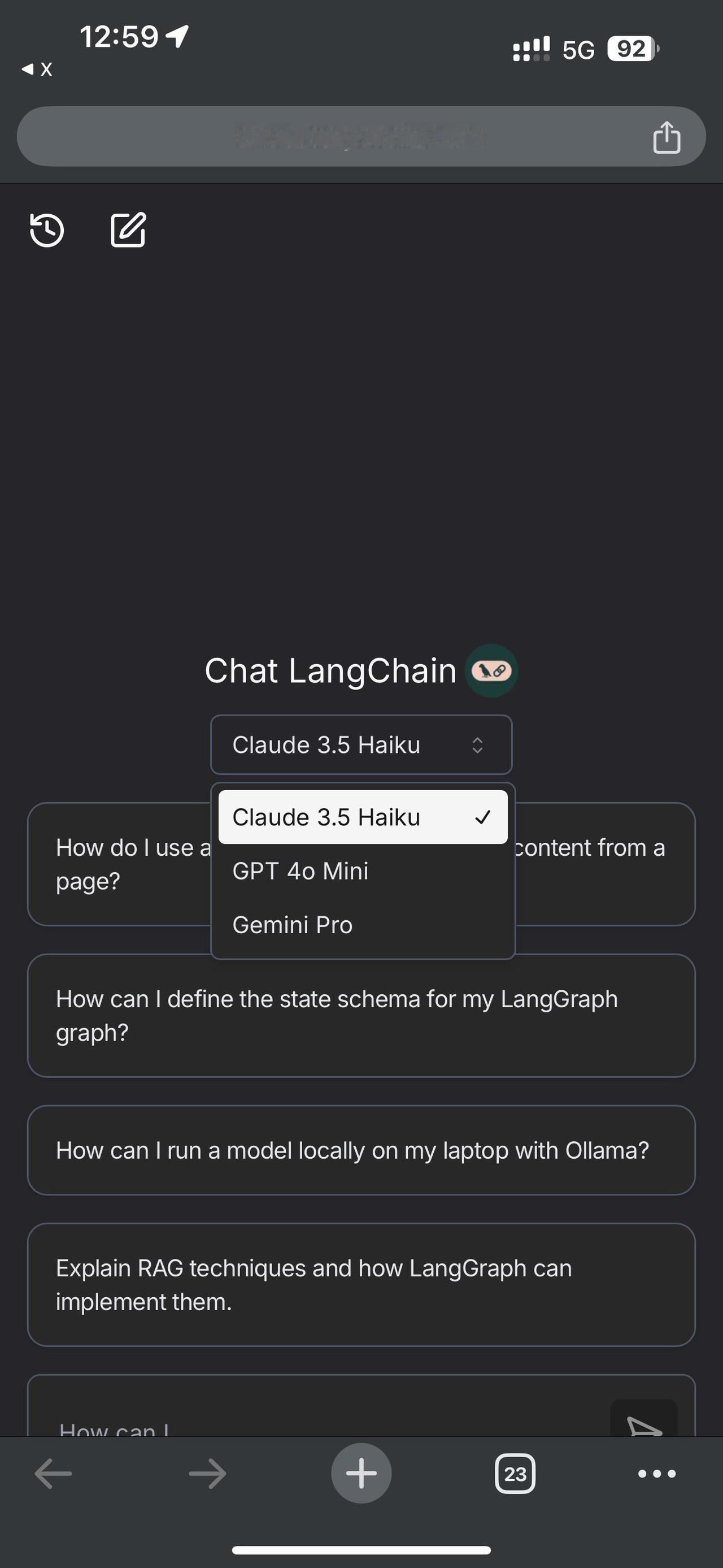 🤖💬LangChain聊天助手推出！人工智能驱动的聊天界面，用于掌握Lang