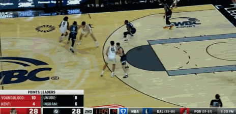 杨瀚森转身抛投！！没进！！ 