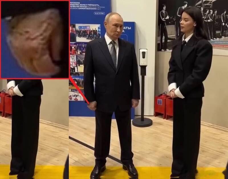 【普京健康再引关注？右手异常肿胀、不自然握拳画面引发热议】 俄罗斯总统普京近日出