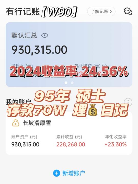 95年硕士| 存款70w | 理财日记 | W90