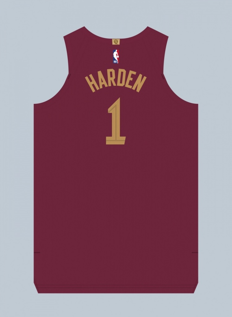 哈登将在骑士身穿1号球衣！ 