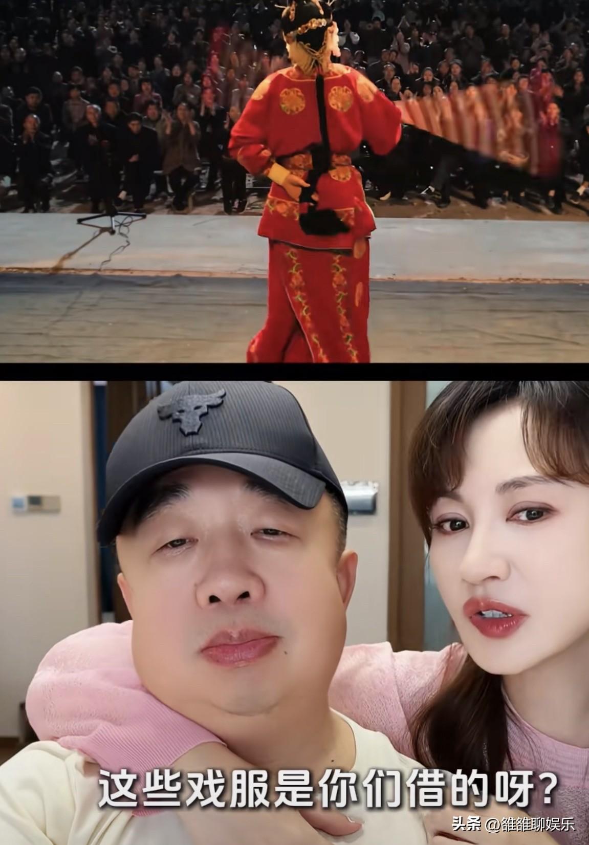 杨雪问老公赵海：

拍《主角》时你们的戏服是借的，还是1:1复刻的？


赵海：