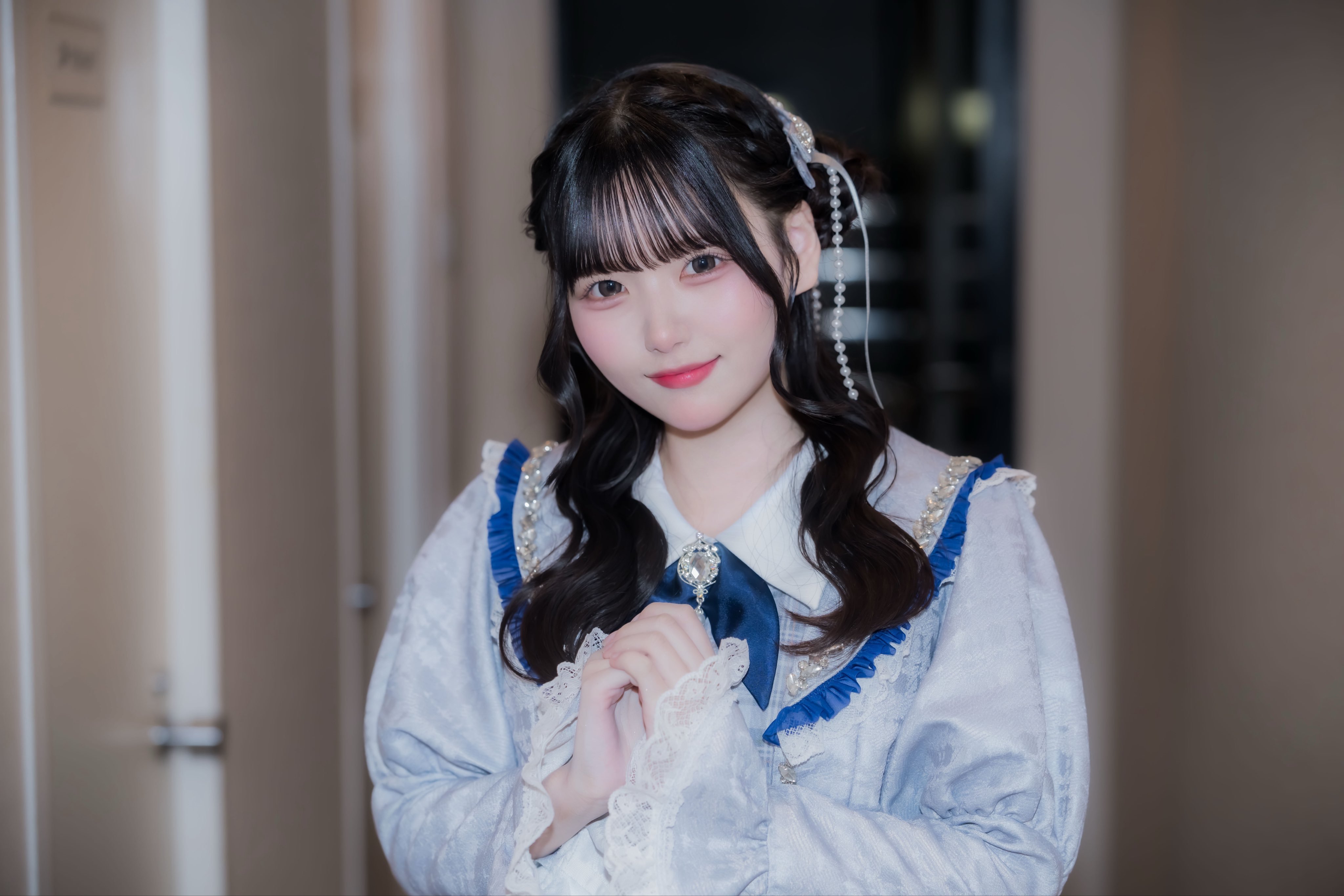 ラストシーン：「恭喜Yun& Mona 出道一个月🎬￼♡」🩵水空ゆん🧡綾乃