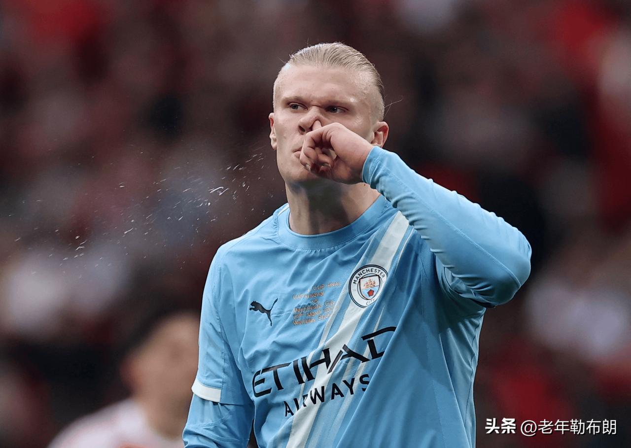 哈兰德连续10场杯赛决赛0进球，在温布利7场0球魔咒持续

3月23日消息，曼城