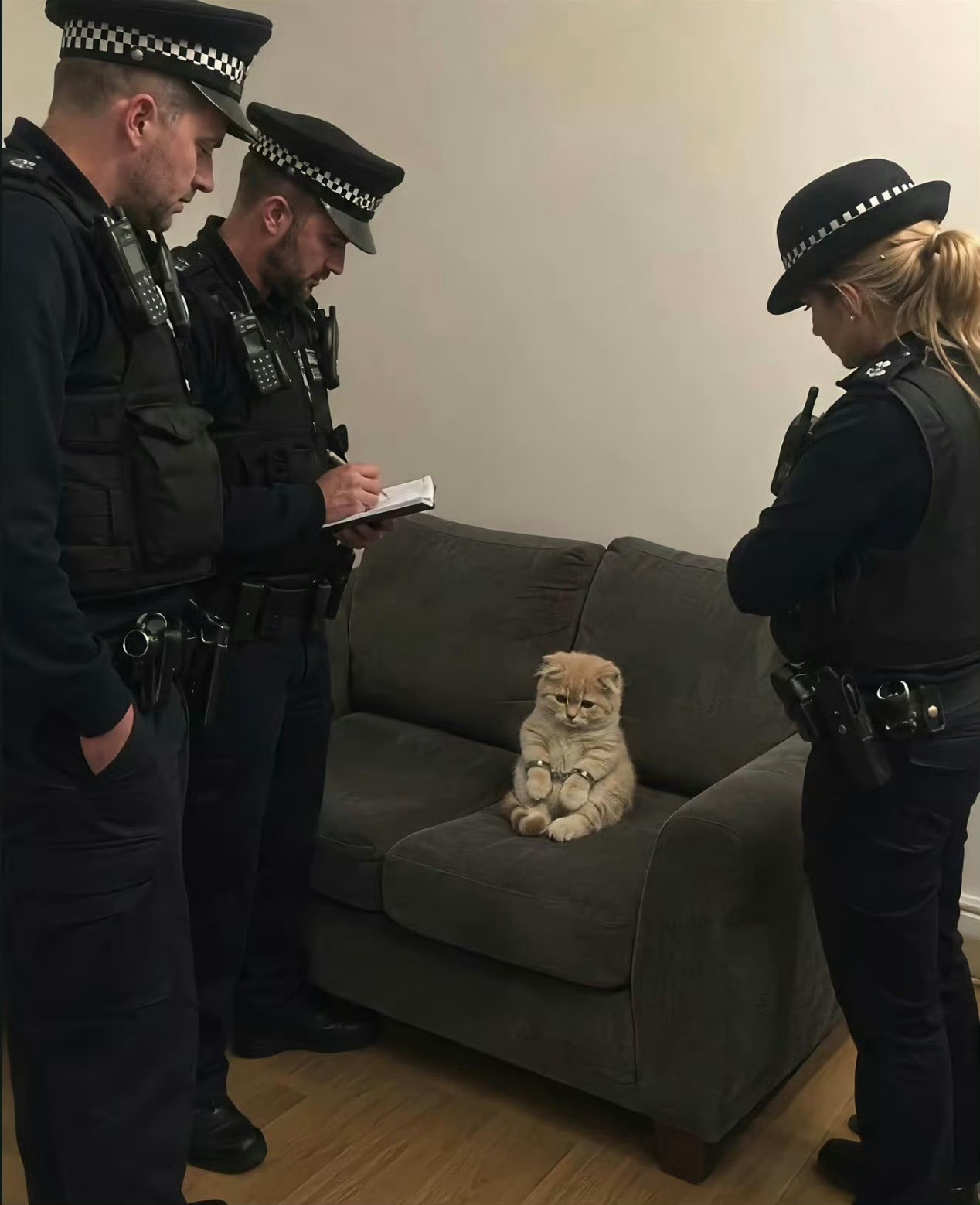猫咪犯了什么天条了😧 