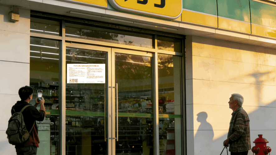 今天路过家附近万宁，
门口贴满闭店通知，
查了下竟是真事！万宁已官方官宣，内地所