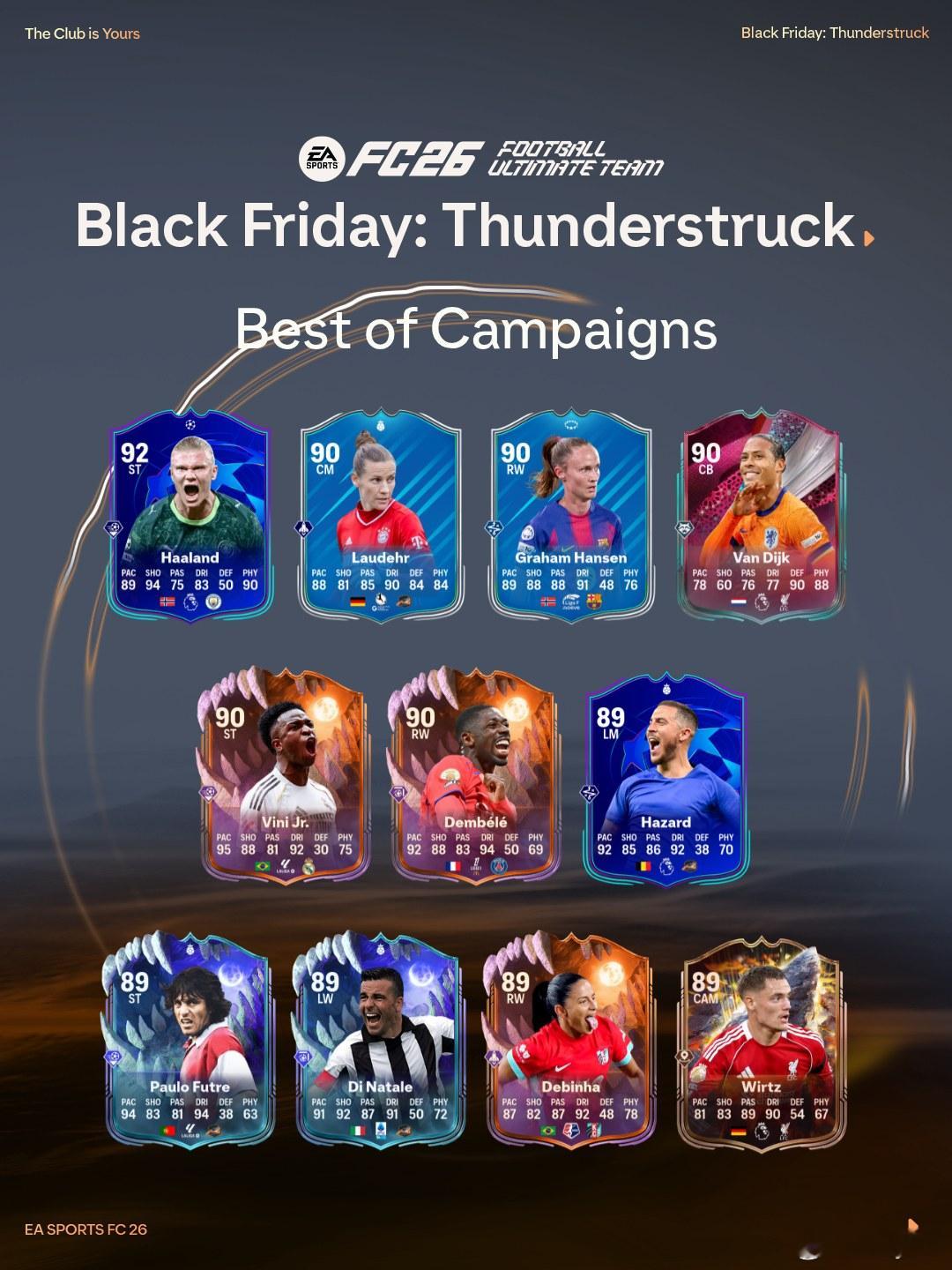 FC 26 Ultimate Team最佳活动返场球员现在已经进入卡池。FC26