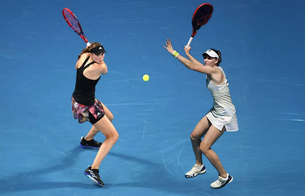 澳网女单半决赛，莱巴金娜第二盘错失三个赛点和两个发胜后，在抢七及时克服状态波动，