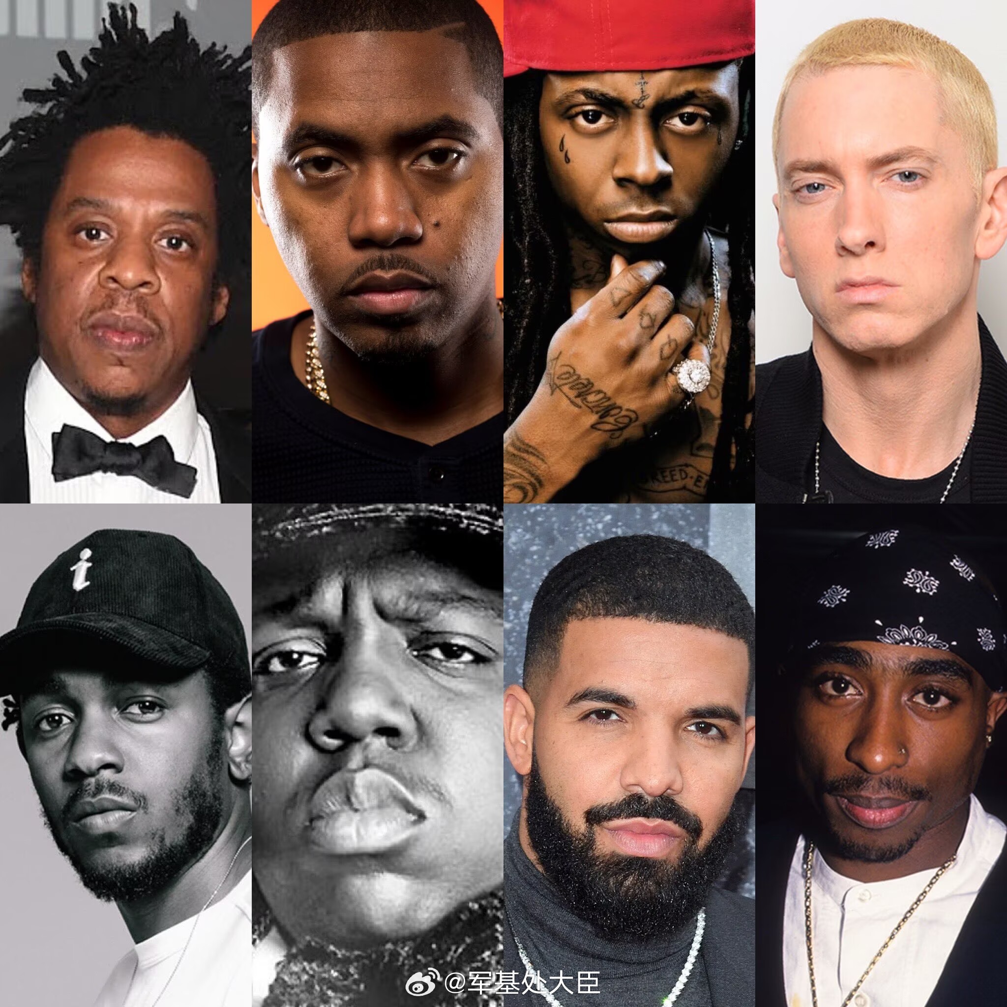有点像白雪公主和他的7位伴侣A white rapper must be rap