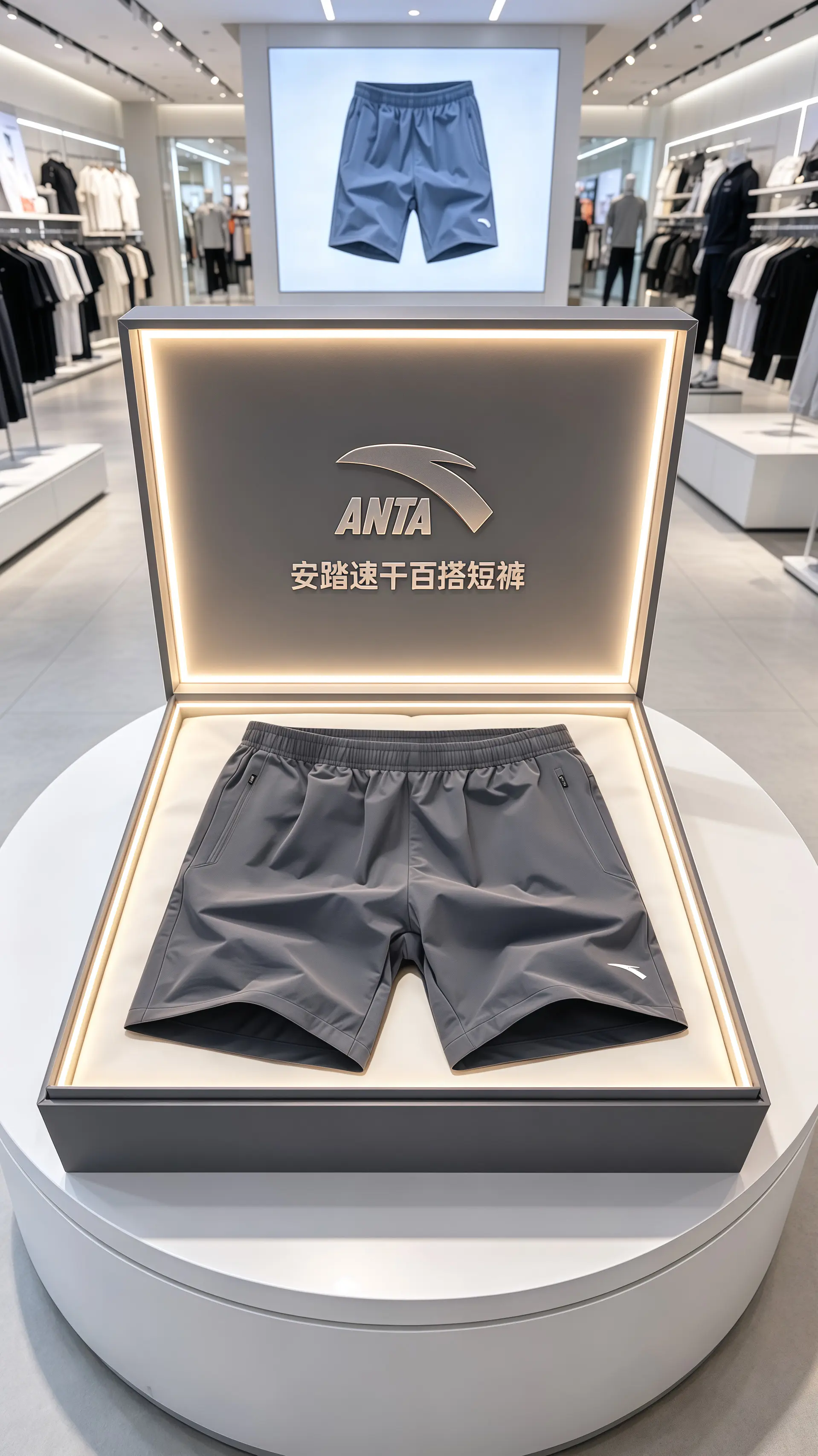 安踏男士速干短裤，夏天穿太爽了！😎✨ 品牌正品有保障，品质完全在线 ...