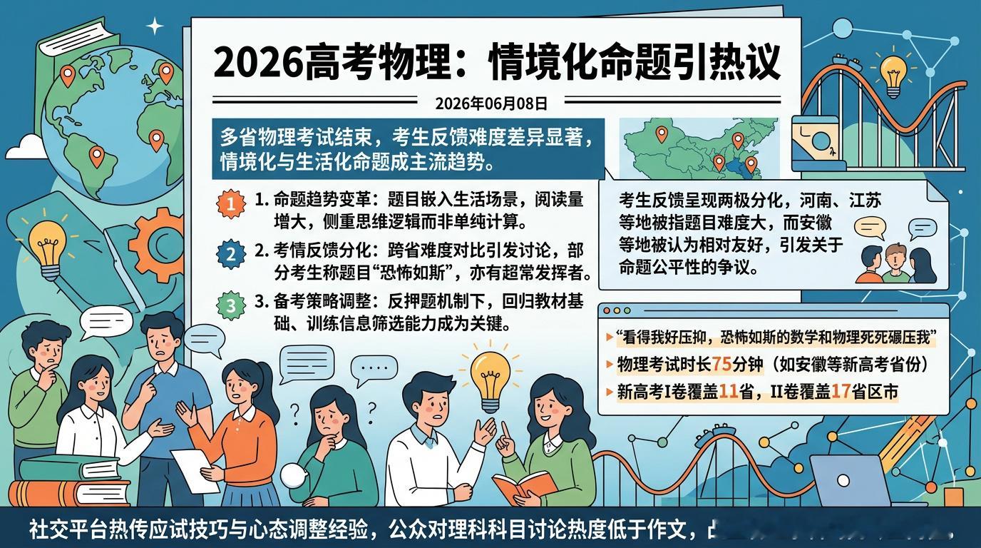 高考物理还挺好奇物理难能难到哪里去？印象中我们那会儿高中物理算是非常典型的搞定各