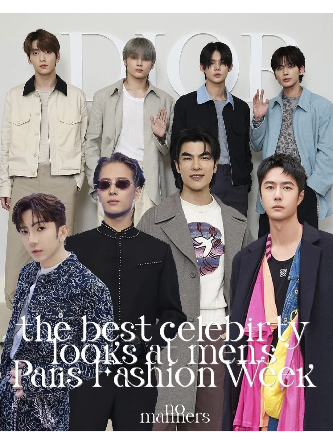 王一博入選No Manners巴黎時裝周最佳著裝