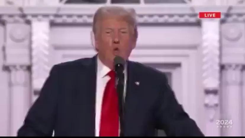 【特朗普：我感到非常安全，因为上帝站在我这边】当地时间7月18日晚，特朗普在共和