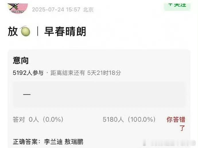 网传李兰迪敖瑞鹏二搭早春晴朗 ​​​