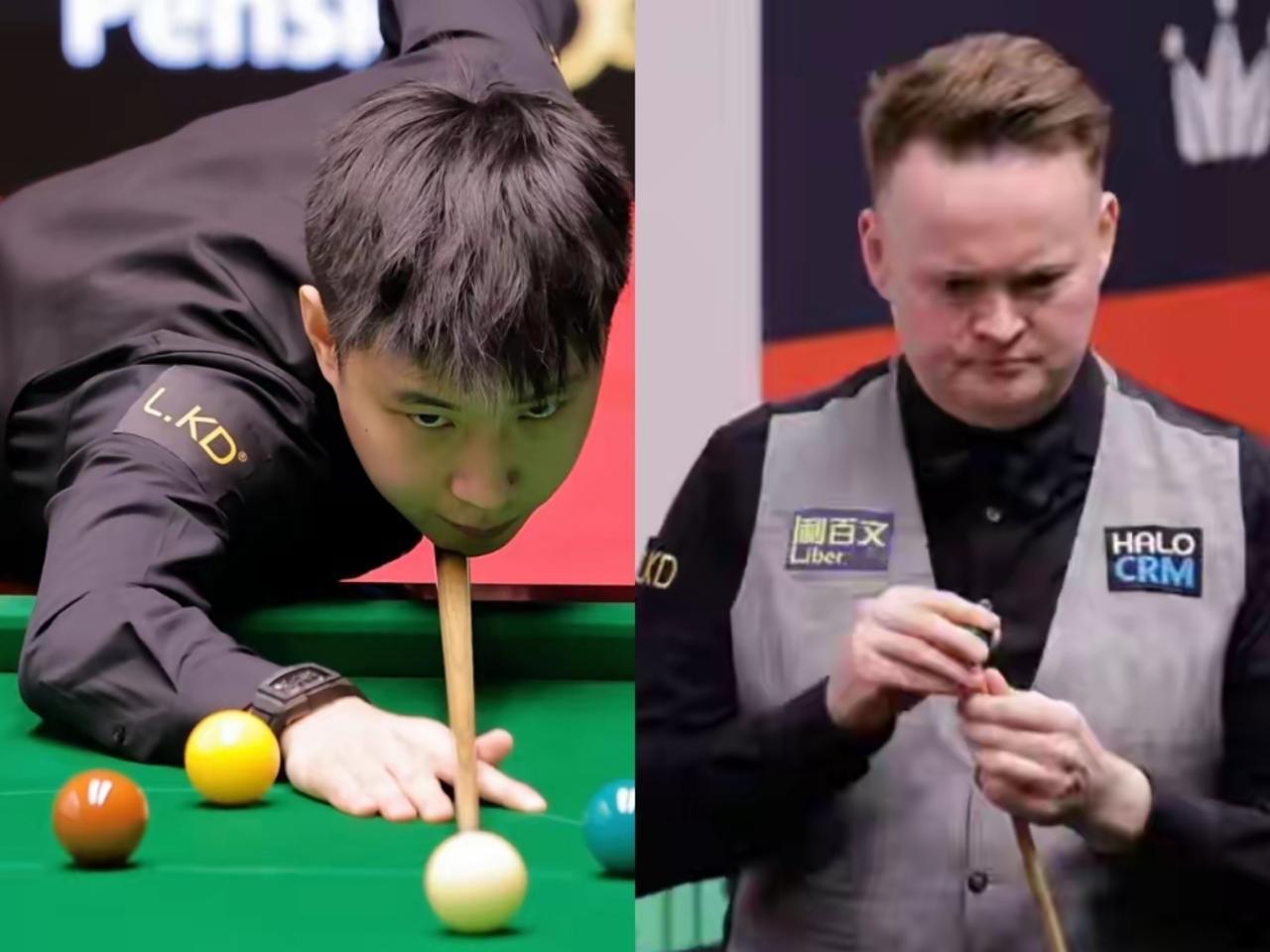 10:13无缘四强，年轻的赵心童，输给了墨迹的墨菲！
 
本次斯诺克世锦赛八强赛