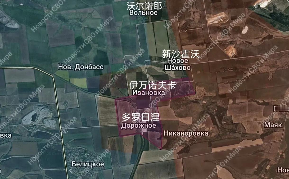 红军城北部的多罗日涅和伊万诺夫卡重新被俄军中部集群占领，之前那个令乌军头痛不已的